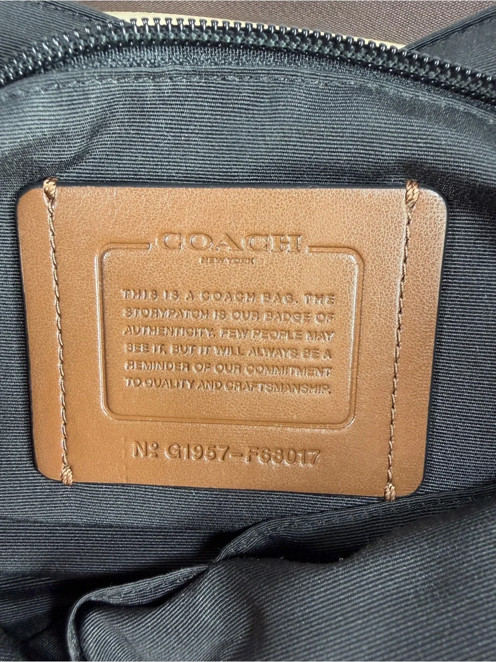 Coach Charles Messenger Bag Brown Leather Crossbody Laptop Shoulder Bag